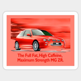 MG ZR - advert Sticker